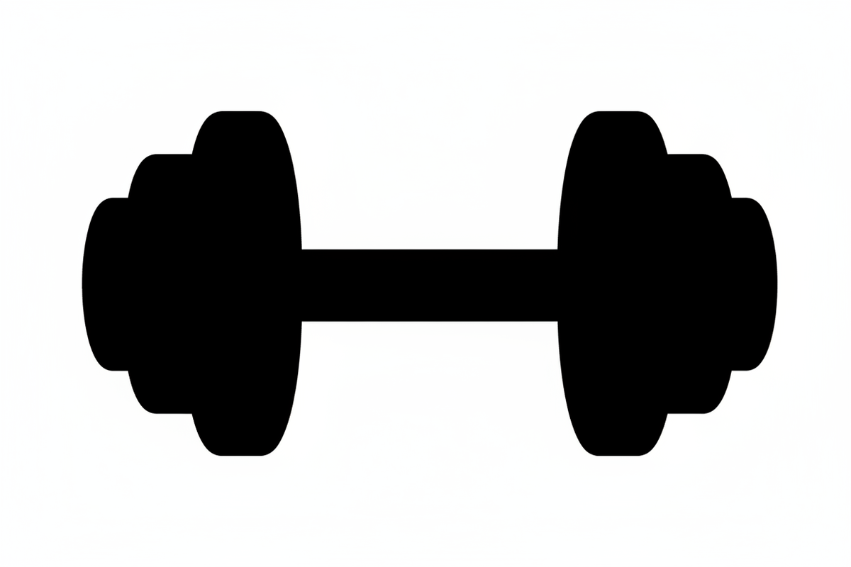 kun je een pictrogram maken van een dumbell?